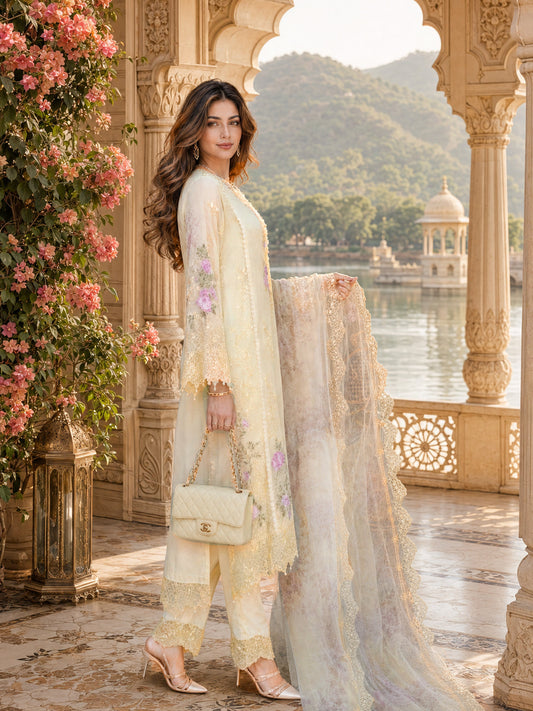 Nooriyah Luxury Embroidered Chiffon Noor By Sadia Asad