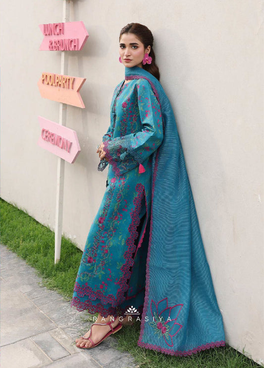 Florence Festive Lawn Collection By Rang Rasiya