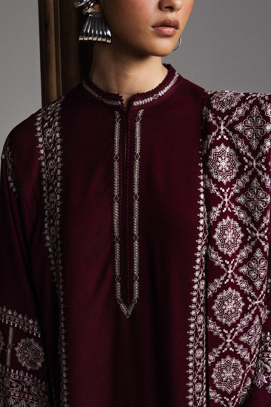 Winter Unstitched Saraab By Zara Shajahan