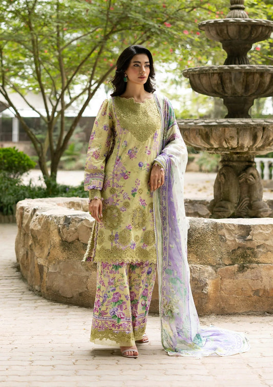 Signature Embroidered Lawn By Elaf Premium