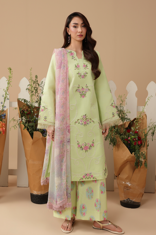 Jahaan Embroidered Lawn Signature Edit By Raj Bari