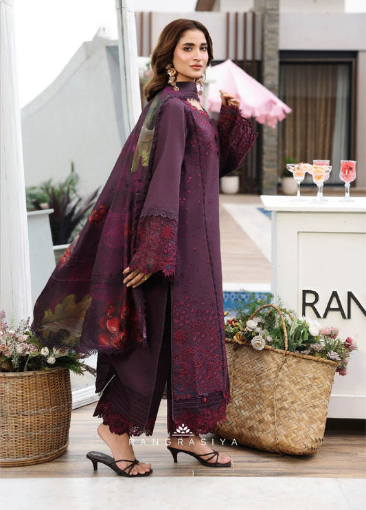 Florence Festive Lawn Collection By Rang Rasiya