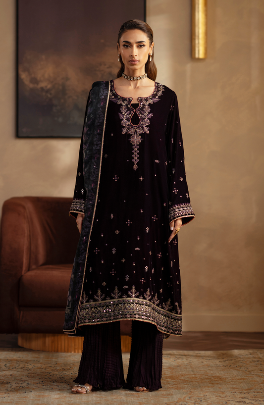 Velmor - Unstitched Velvet Formals - '25 By Seran