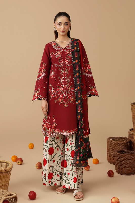 Jahaan Embroidered Lawn Signature Edit By Raj Bari