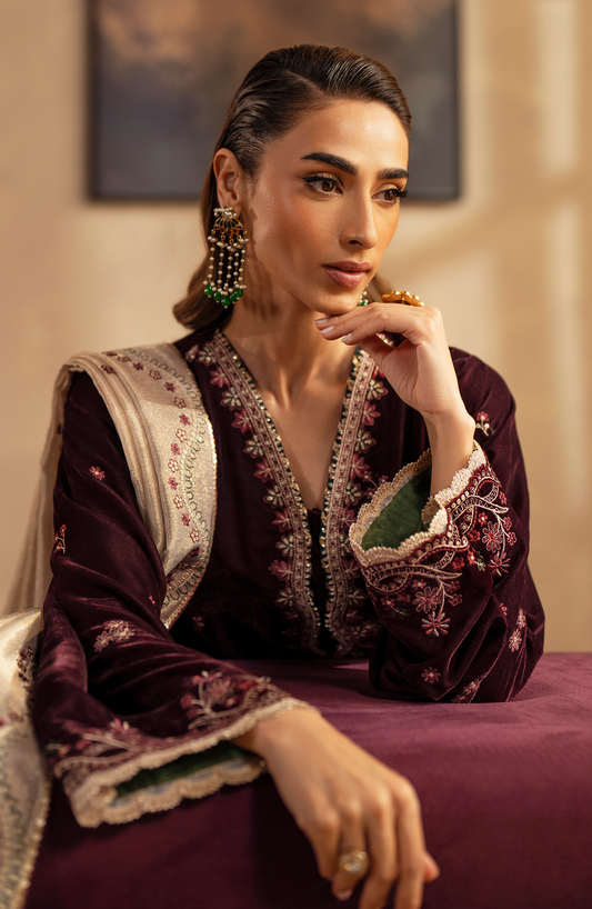 Velmor - Unstitched Velvet Formals - '25 By Seran