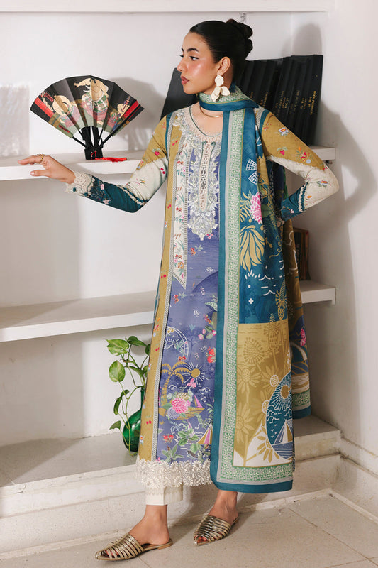Qprints By Qalamkar Unstitched Linen Printed Collection
