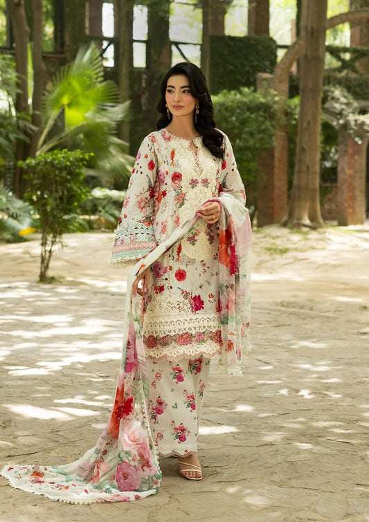 Signature Embroidered Lawn By Elaf Premium