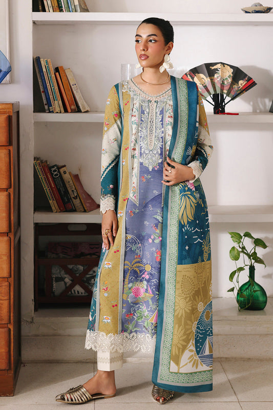 Qprints By Qalamkar Unstitched Linen Printed Collection