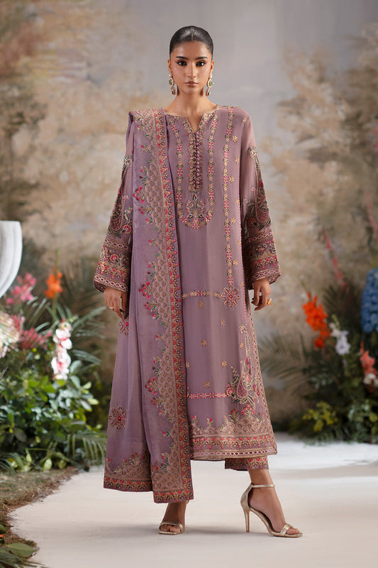 Luxury Chiffon Unstitched by Freesia Premium