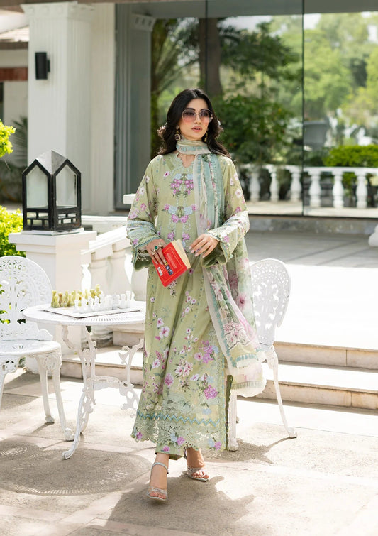 Signature Embroidered Lawn By Elaf Premium