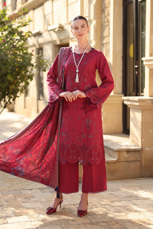 Carnation Luxury Shawl Edit by Rang Rasiya