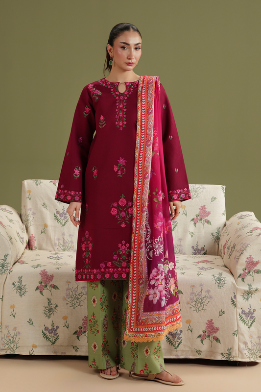 Jahaan Embroidered Lawn Signature Edit By Raj Bari