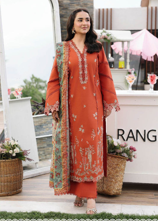 Florence Festive Lawn Collection By Rang Rasiya
