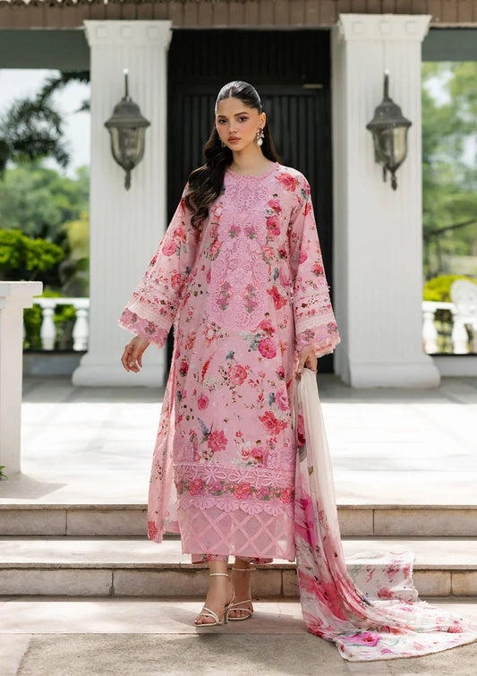 Signature Embroidered Lawn By Elaf Premium