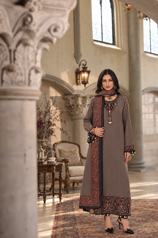 Noor Winter Embroidered Printskhas '26 By Noor By Sadia Asad