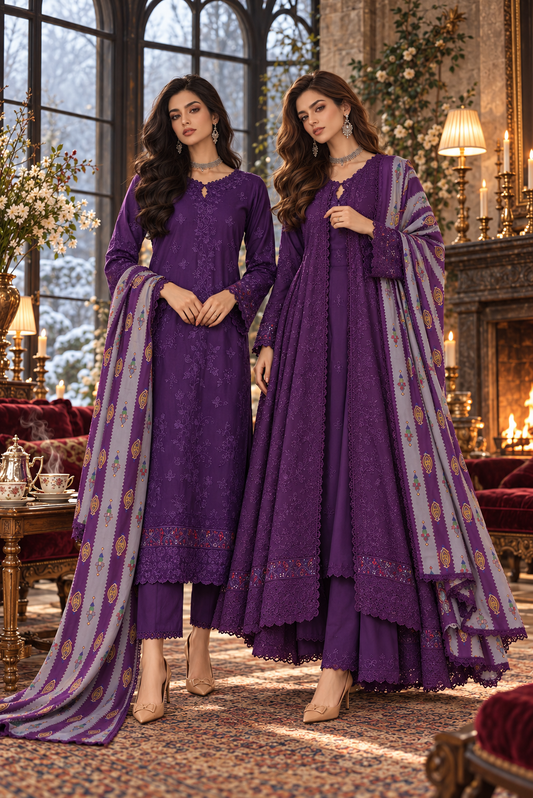 Noor Winter Embroidered Printskhas '26 By Noor By Sadia Asad
