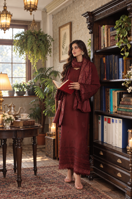 Noor Winter Embroidered Printskhas '26 By Noor By Sadia Asad