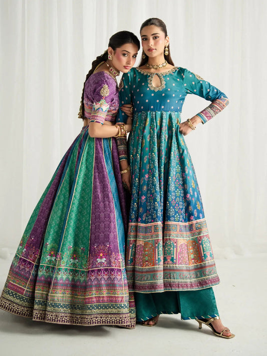 Aira Printed Silk Collection by Gulaal