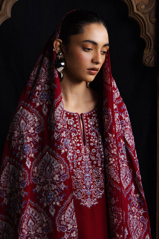 Winter Unstitched Saraab By Zara Shajahan