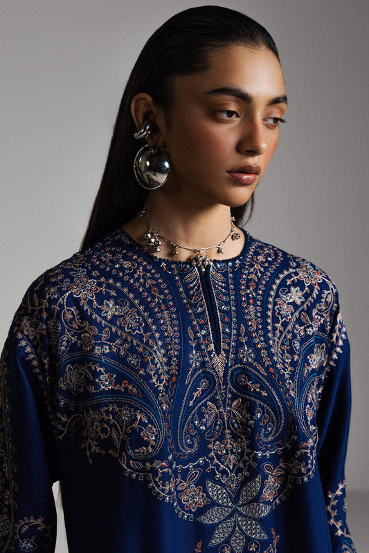 Winter Unstitched Saraab By Zara Shajahan