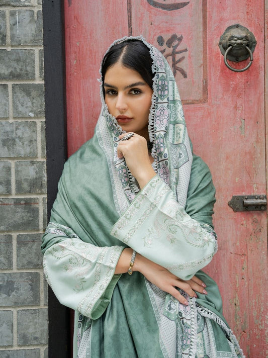 Kashmere Embroidered Wool Edit By Allys