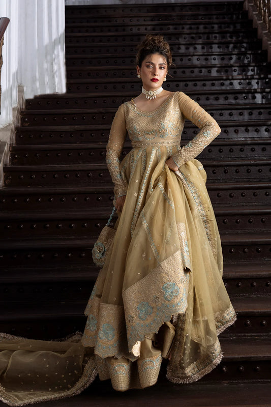 Jahan IV Luxury Festive By Erum Khan -Pink Dust