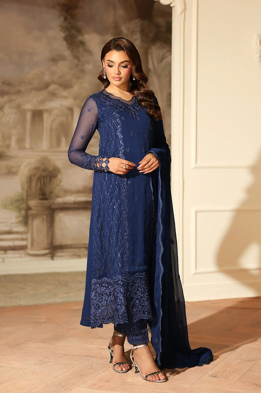 Ensembles by Azure Embroidered Unstitched Chiffon Collection