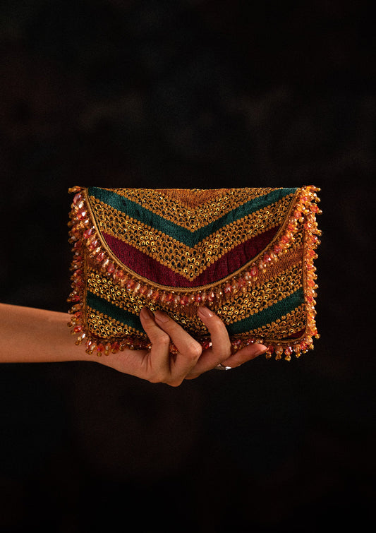 MULTI CHATTA PATTI ENVELOPE BAG